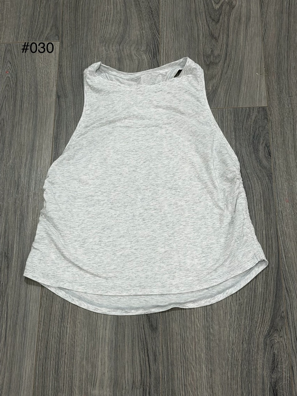 CRZ YOGA Light Gray Racerback Tank Top